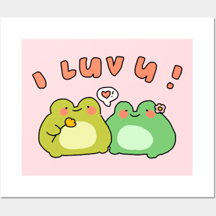 Frogs in Love Posters and Art